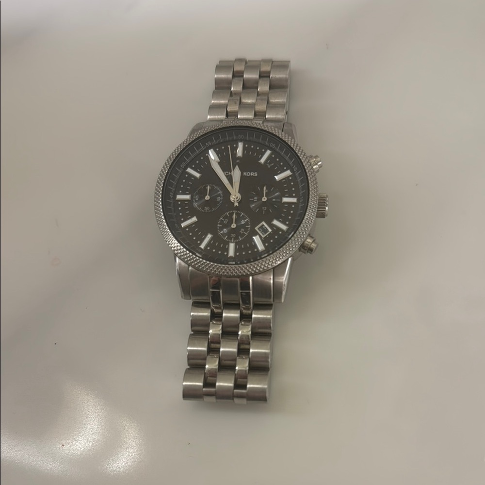 Michael Kors Silver Chronograph Watch